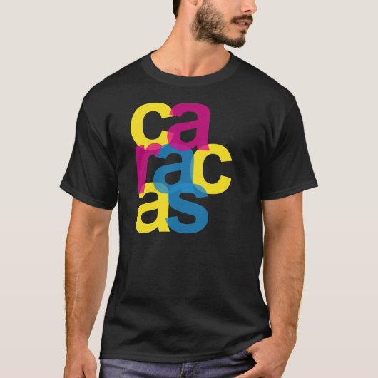 Caracas en Color T-shirt (Voorkant)