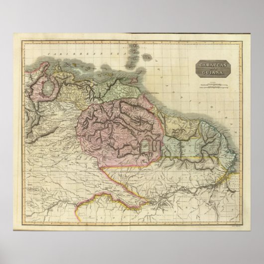 Caracas, Guyana Poster (Voorkant)