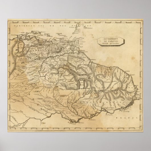 Caracas, Guyana Poster (Voorkant)