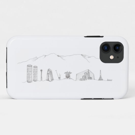 Caracas Line iPhone Case (Achterkant (horizontaal))