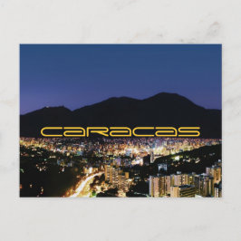 Caracas 's nachts briefkaart