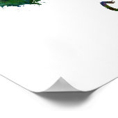 Caracas skyline in watercolor poster (Hoek)