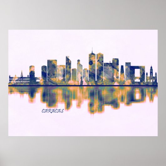 Caracas Skyline Poster (Voorkant)