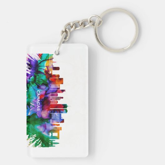Caracas Skyline Sleutelhanger (achterkant)