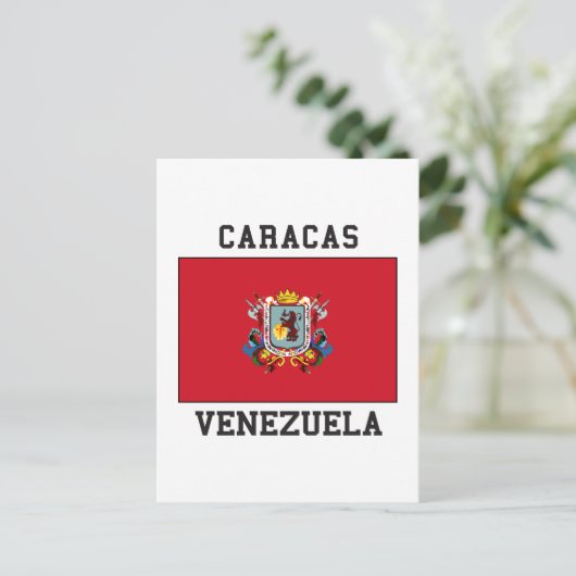Caracas Venezuela Briefkaart (Staand voorkant)