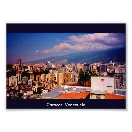 Caracas, Venezuela Foto Afdruk (Voorkant)