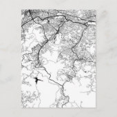 Caracas Venezuela Map Briefkaart (Voorkant)