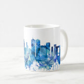 Caracas Venezuela Skyline Blue Koffiemok (Voorkant rechts)