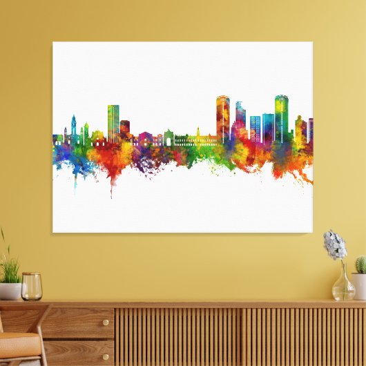 Caracas Venezuela Skyline Canvas Afdruk (Insitu (Woonkamer))