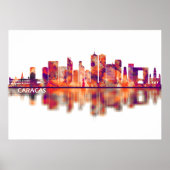Caracas Venezuela Skyline Poster (Voorkant)