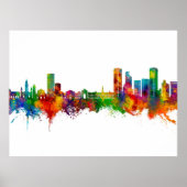 Caracas Venezuela Skyline Poster (Voorkant)