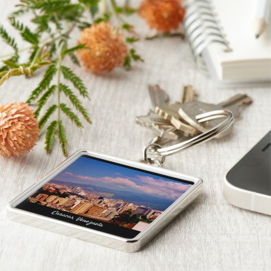 Caracas, Venezuela Sleutelhanger (Zijkant)