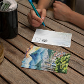 Caracas Venezuela Waterverf Briefkaart