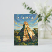 Caracol Mayaruïnes Belize Briefkaart (Staand voorkant)