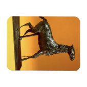 Caracoling Horse (brons) Magneet (Horizontaal)