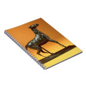 Caracoling Horse (brons) Notitieboek (Rechterzijde)