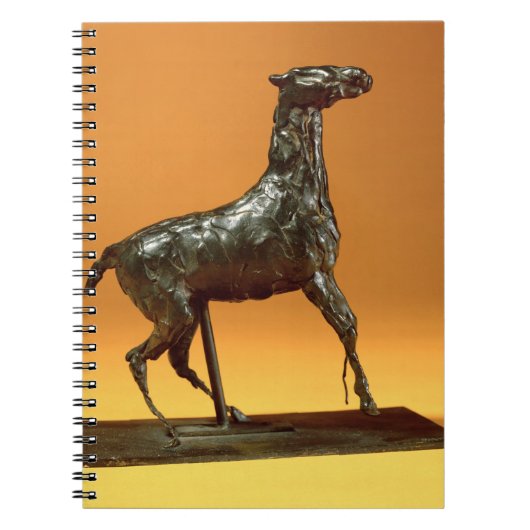 Caracoling Horse (brons) Notitieboek (Voorkant)