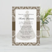 Carafe Damask Vrijgezellenfeest Kaart (Staand voorkant)