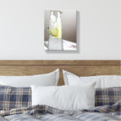 Carafe van Lemon Limoen Ice Water Kleur 8x10 Canvas Afdruk (Insitu (Slaapkamer))