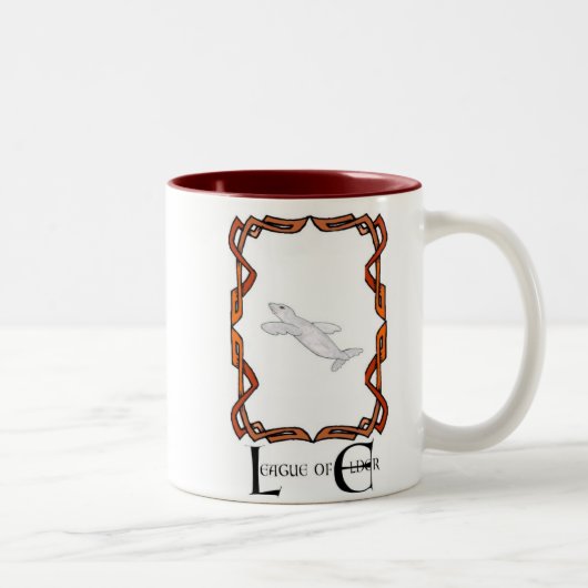 Carahil 4, L van E-bekertje Tweekleurige Koffiemok (Rechts)