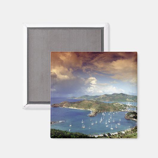 Caraïben, Antigua. Magneet (Voorkant / Achterkant)