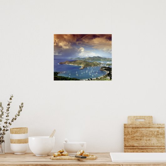 Caraïben, Antigua. Poster (Keuken)