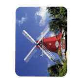 Caraïben, Aruba. Old Mill, omgezet in 'Mill' Magneet (Verticaal)