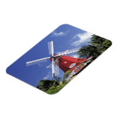 Caraïben, Aruba. Old Mill, omgezet in 'Mill' Magneet (Linkerzijde)