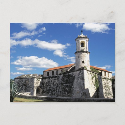 Caraïben, Cuba, Havana. Old Havana, Castillo Briefkaart (Voorkant)