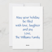 Caraïben Dreaming Bonaire Vist de Oostzee Feestdagenkaart (Achterkant)