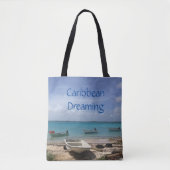 Caraïben Dreaming Bonaire Vist de Oostzee Tote Bag (Voorkant)