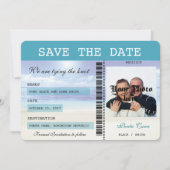 Caraïben Dreamweaver Boarding Pass Save the Date (Voorkant)