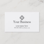 Caraïben Fantasy Floral Visitekaartje (Achterkant)