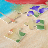 Caraïben Flamingo Lagoon Puzzle Legpuzzel (Zijkant)