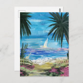 Caraïben Getaway Briefkaart (Voorkant / Achterkant)