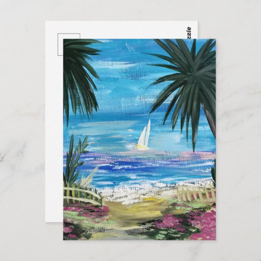 Caraïben Getaway Briefkaart (Voorkant / Achterkant)