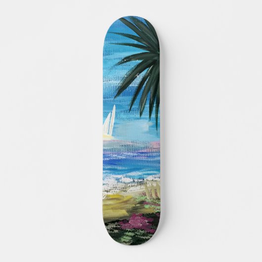 Caraïben Getaway Persoonlijk Skateboard (Voorkant)