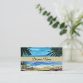 Caraïben Getaway Visitekaartje (Staand voorkant)