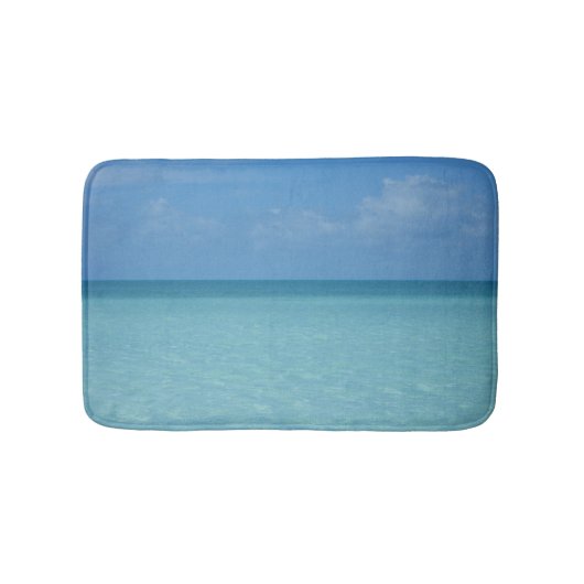 Caraïben Horizon Tropical Turquoise Blue Badmat (Voorkant)
