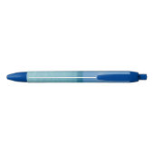 Caraïben Horizon Tropical Turquoise Blue Blauwe Inkt Pen (Achterkant)