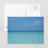 Caraïben Horizon Tropical Turquoise Blue Briefkaart (Voorkant / Achterkant)