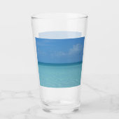 Caraïben Horizon Tropical Turquoise Blue Glas (Voorkant)