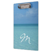 Caraïben Horizon Tropical Turquoise Blue Klembord (Links)