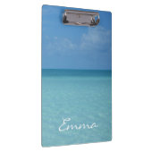 Caraïben Horizon Tropical Turquoise Blue Klembord (Rechts)