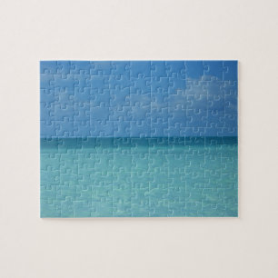Caraïben Horizon Tropical Turquoise Blue Legpuzzel