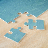 Caraïben Horizon Tropical Turquoise Blue Legpuzzel (Zijkant)