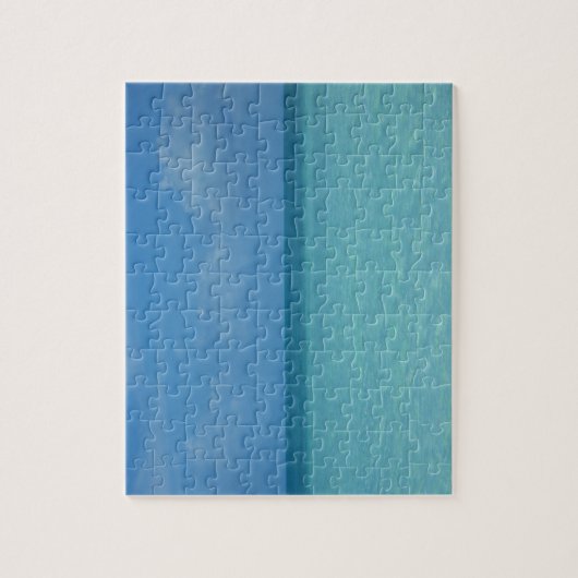 Caraïben Horizon Tropical Turquoise Blue Legpuzzel (Verticaal)