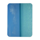 Caraïben Horizon Tropical Turquoise Blue Magneet (Verticaal)