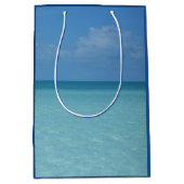 Caraïben Horizon Tropical Turquoise Blue Medium Cadeauzakje (Voorkant)