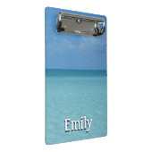 Caraïben Horizon Tropical Turquoise Blue Mini Klembord (Schuin)